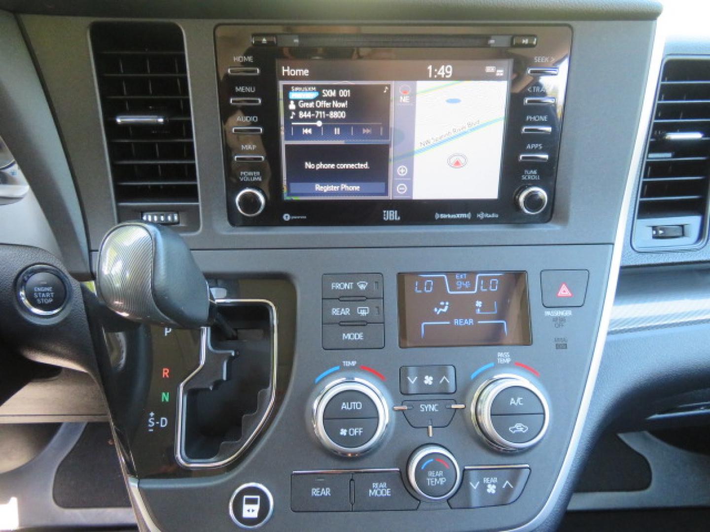 2020 Black /Black Toyota Sienna SE 8-Passenger (5TDXZ3DC3LS) with an 3.5L V6 EFI DOHC 24V engine, 8A transmission, located at 4301 Oak Circle #19, Boca Raton, FL, 33431, (954) 561-2499, 26.388472, -80.084045- Photo#57
