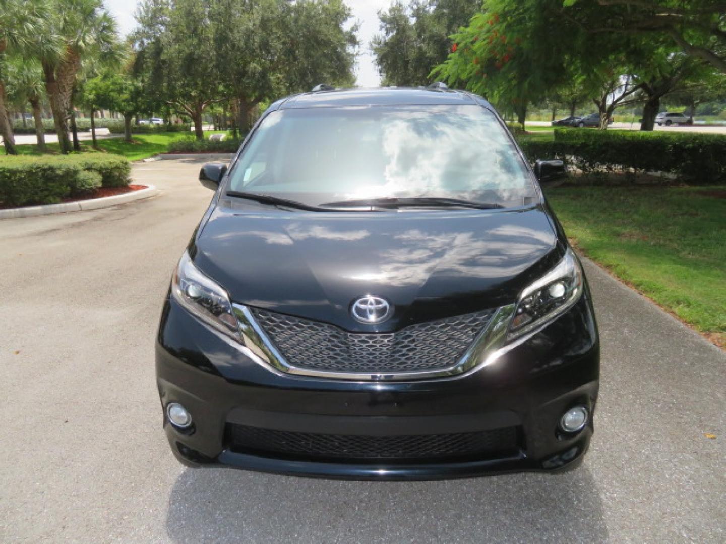 2017 Black /Black Toyota Sienna SE 8-Passenger (5TDXZ3DC2HS) with an 3.5L V6 EFI DOHC 24V engine, 8A transmission, located at 4301 Oak Circle #19, Boca Raton, FL, 33431, (954) 561-2499, 26.388472, -80.084045 - You are looking at Gorgeous Low Mileage Black on Black Garage Kept 2017 Toyota Sienna SE Sport Handicap Van Wheelchair Van VMI Conversion Van with 21K Original Miles, Power Side Entry Ramp with Kneeling Van Function, Q Straint Tie Down System. Quick Release Front Seats, Driver's Transfer Seat, Hand- Photo#23