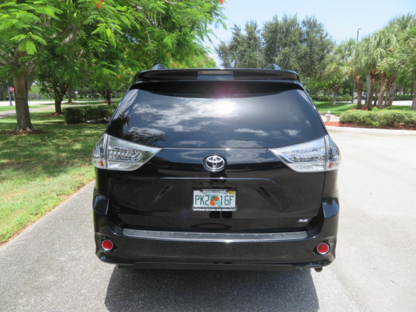 2017 Black /Black Toyota Sienna SE 8-Passenger (5TDXZ3DC2HS) with an 3.5L V6 EFI DOHC 24V engine, 8A transmission, located at 4301 Oak Circle #19, Boca Raton, FL, 33431, (954) 561-2499, 26.388472, -80.084045 - You are looking at Gorgeous Low Mileage Black on Black Garage Kept 2017 Toyota Sienna SE Sport Handicap Van Wheelchair Van VMI Conversion Van with 21K Original Miles, Power Side Entry Ramp with Kneeling Van Function, Q Straint Tie Down System. Quick Release Front Seats, Driver's Transfer Seat, Hand- Photo#28