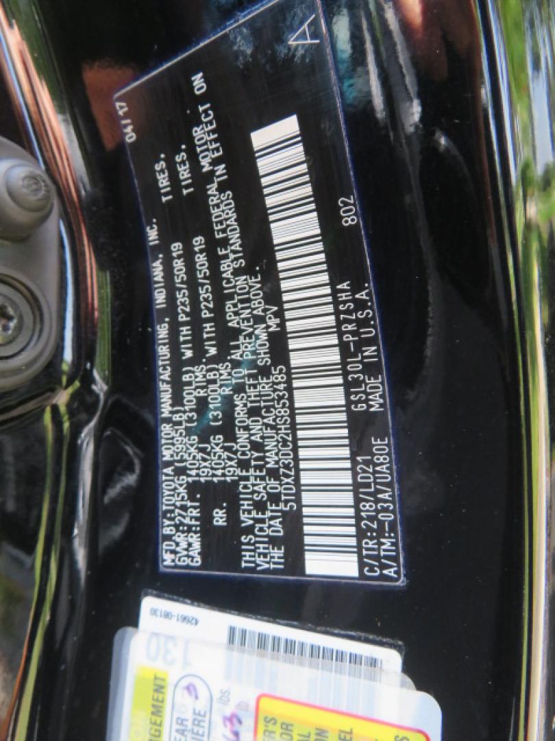 2017 Black /Black Toyota Sienna SE 8-Passenger (5TDXZ3DC2HS) with an 3.5L V6 EFI DOHC 24V engine, 8A transmission, located at 4301 Oak Circle #19, Boca Raton, FL, 33431, (954) 561-2499, 26.388472, -80.084045 - You are looking at Gorgeous Low Mileage Black on Black Garage Kept 2017 Toyota Sienna SE Sport Handicap Van Wheelchair Van VMI Conversion Van with 21K Original Miles, Power Side Entry Ramp with Kneeling Van Function, Q Straint Tie Down System. Quick Release Front Seats, Driver's Transfer Seat, Hand- Photo#72
