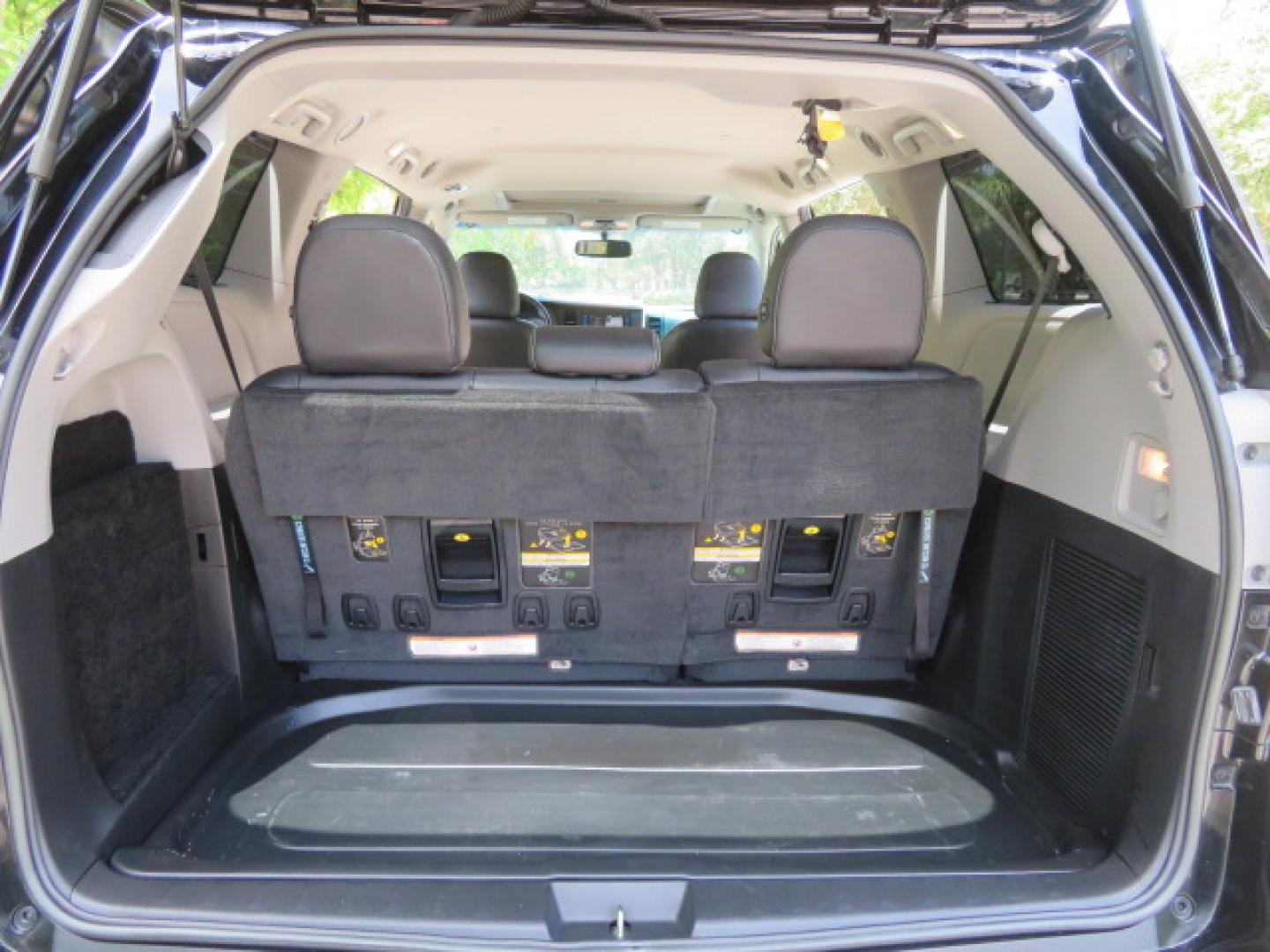 2017 Black /Black Toyota Sienna SE 8-Passenger (5TDXZ3DC2HS) with an 3.5L V6 EFI DOHC 24V engine, 8A transmission, located at 4301 Oak Circle #19, Boca Raton, FL, 33431, (954) 561-2499, 26.388472, -80.084045 - You are looking at Gorgeous Low Mileage Black on Black Garage Kept 2017 Toyota Sienna SE Sport Handicap Van Wheelchair Van VMI Conversion Van with 21K Original Miles, Power Side Entry Ramp with Kneeling Van Function, Q Straint Tie Down System. Quick Release Front Seats, Driver's Transfer Seat, Hand- Photo#74