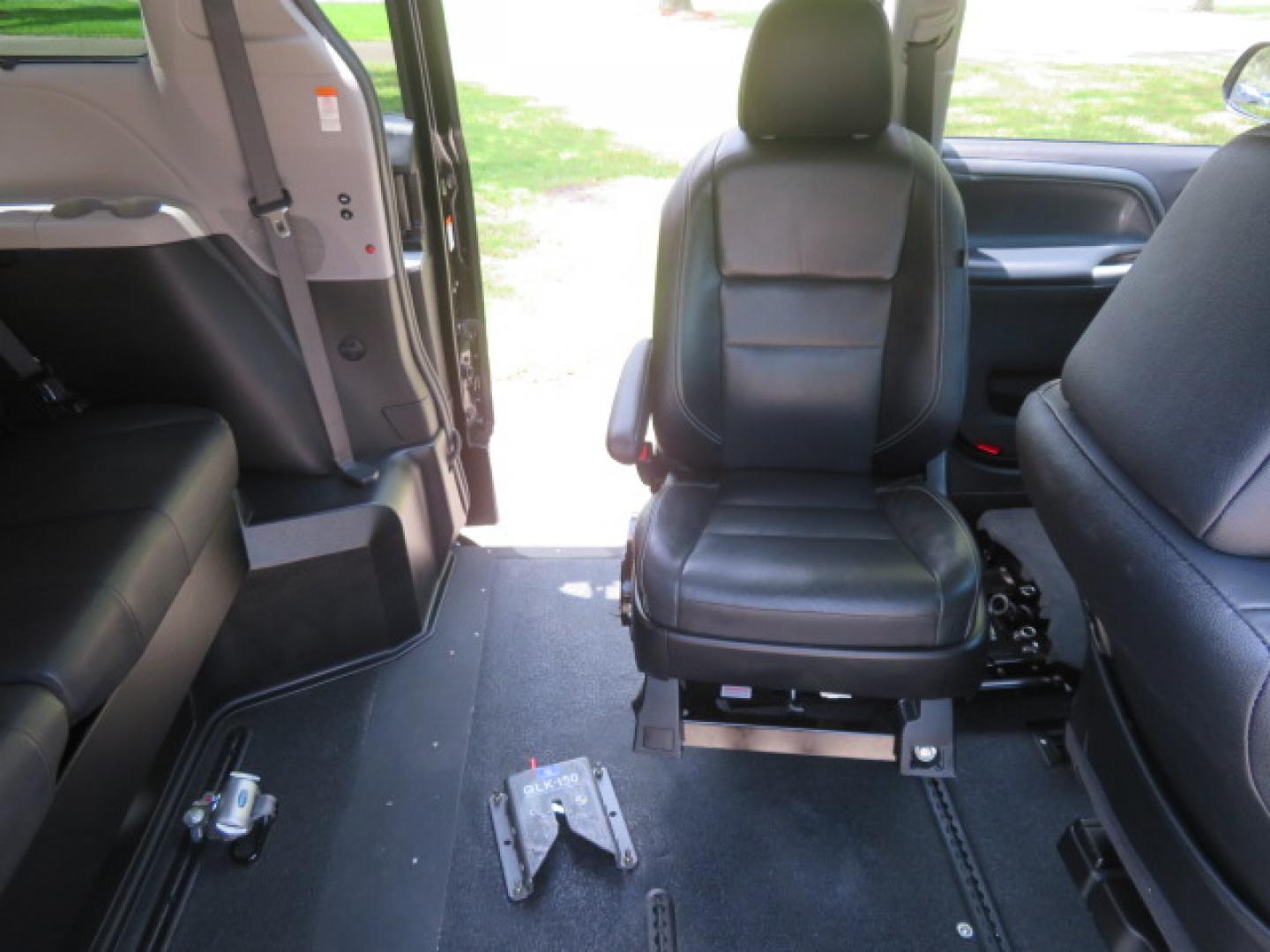 2017 Black /Black Toyota Sienna SE 8-Passenger (5TDXZ3DC2HS) with an 3.5L V6 EFI DOHC 24V engine, 8A transmission, located at 4301 Oak Circle #19, Boca Raton, FL, 33431, (954) 561-2499, 26.388472, -80.084045 - You are looking at Gorgeous Low Mileage Black on Black Garage Kept 2017 Toyota Sienna SE Sport Handicap Van Wheelchair Van VMI Conversion Van with 21K Original Miles, Power Side Entry Ramp with Kneeling Van Function, Q Straint Tie Down System. Quick Release Front Seats, Driver's Transfer Seat, Hand- Photo#80