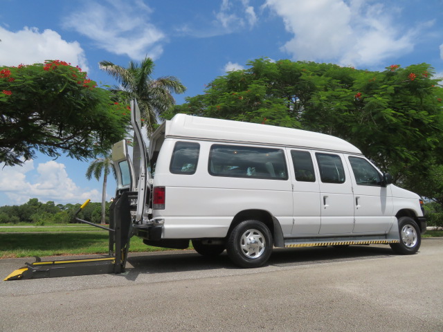 photo of 2011 Ford E-Series Van E-350 Super Duty Extended Rear Entry Handicap Wheelchair Conversion Van 