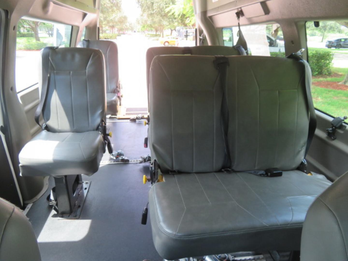 2011 White /Gray Ford E-Series Van E-350 Super Duty Extended (1FTSS3EL3BD) with an 5.4L V8 SOHC 16V engine, located at 4301 Oak Circle #19, Boca Raton, FL, 33431, (954) 561-2499, 26.388472, -80.084045- Photo#51