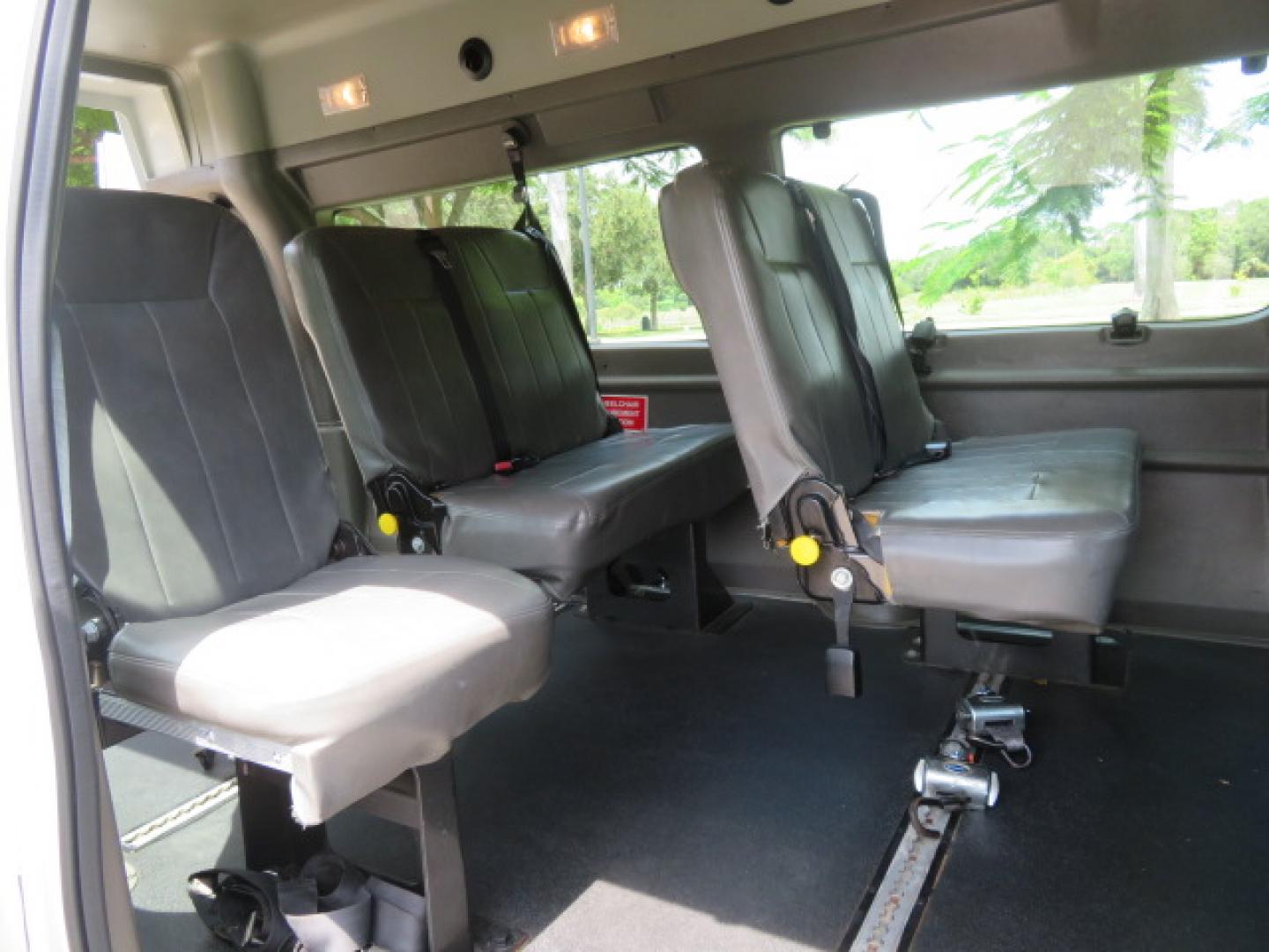 2011 White /Gray Ford E-Series Van E-350 Super Duty Extended (1FTSS3EL3BD) with an 5.4L V8 SOHC 16V engine, located at 4301 Oak Circle #19, Boca Raton, FL, 33431, (954) 561-2499, 26.388472, -80.084045- Photo#52