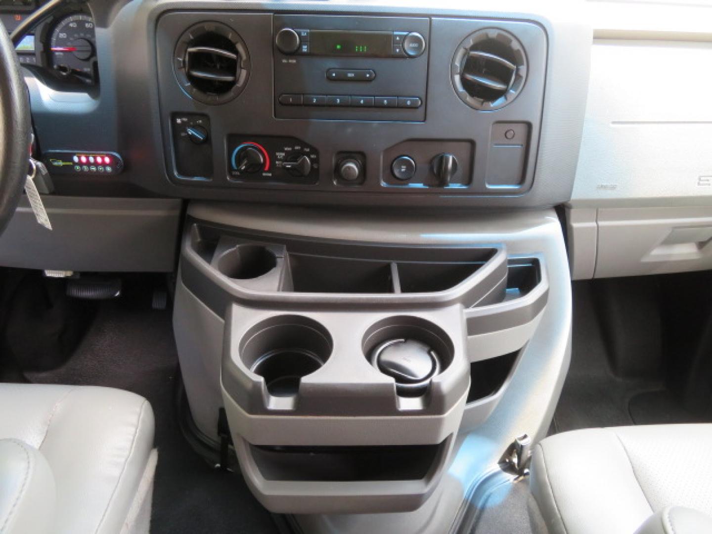 2011 White /Gray Ford E-Series Van E-350 Super Duty Extended (1FTSS3EL3BD) with an 5.4L V8 SOHC 16V engine, located at 4301 Oak Circle #19, Boca Raton, FL, 33431, (954) 561-2499, 26.388472, -80.084045- Photo#56