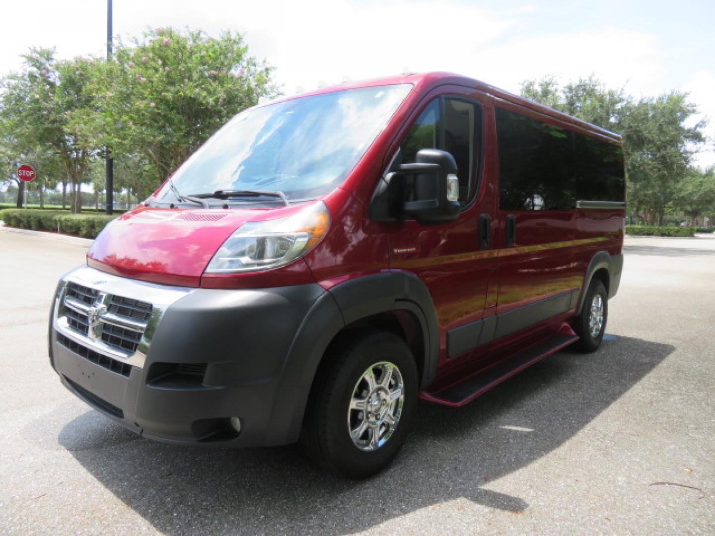 2018 Red /Beige RAM Promaster 1500 Low Roof Tradesman 136-in. WB (3C6TRVAG0JE) with an 3.6L V6 engine, 6A transmission, located at 4301 Oak Circle #19, Boca Raton, FL, 33431, (954) 561-2499, 26.388472, -80.084045- Photo#12