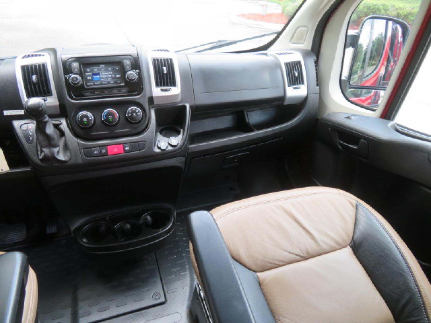 2018 Red /Beige RAM Promaster 1500 Low Roof Tradesman 136-in. WB (3C6TRVAG0JE) with an 3.6L V6 engine, 6A transmission, located at 4301 Oak Circle #19, Boca Raton, FL, 33431, (954) 561-2499, 26.388472, -80.084045- Photo#49
