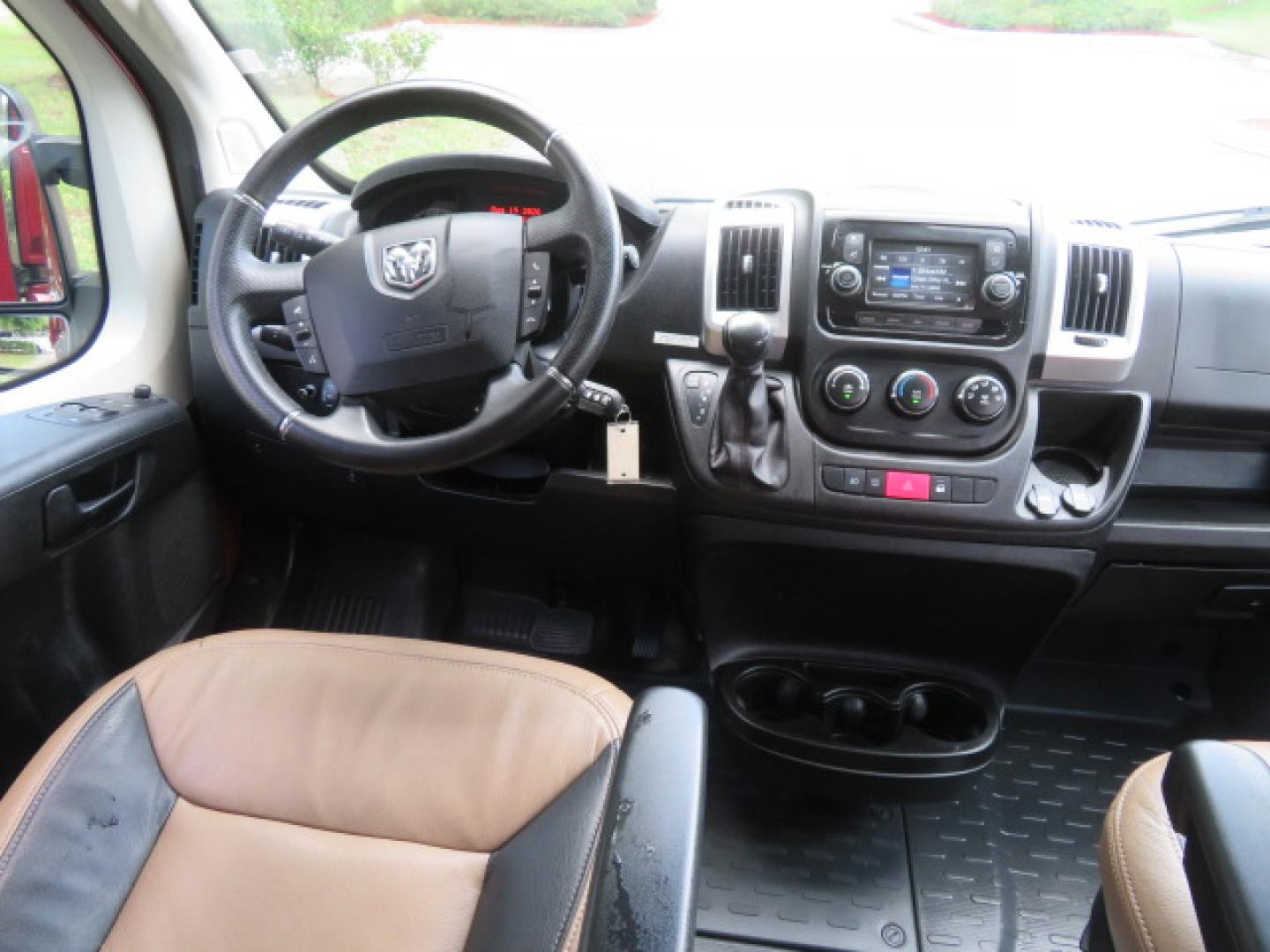 2018 Red /Beige RAM Promaster 1500 Low Roof Tradesman 136-in. WB (3C6TRVAG0JE) with an 3.6L V6 engine, 6A transmission, located at 4301 Oak Circle #19, Boca Raton, FL, 33431, (954) 561-2499, 26.388472, -80.084045- Photo#50