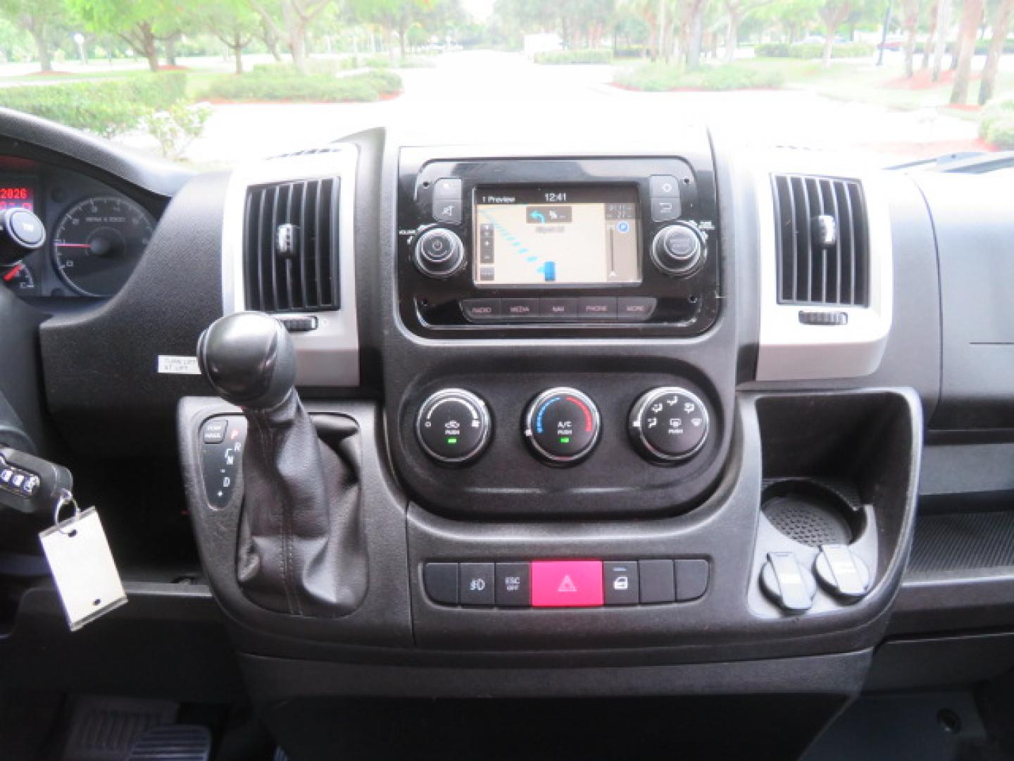 2018 Red /Beige RAM Promaster 1500 Low Roof Tradesman 136-in. WB (3C6TRVAG0JE) with an 3.6L V6 engine, 6A transmission, located at 4301 Oak Circle #19, Boca Raton, FL, 33431, (954) 561-2499, 26.388472, -80.084045- Photo#53