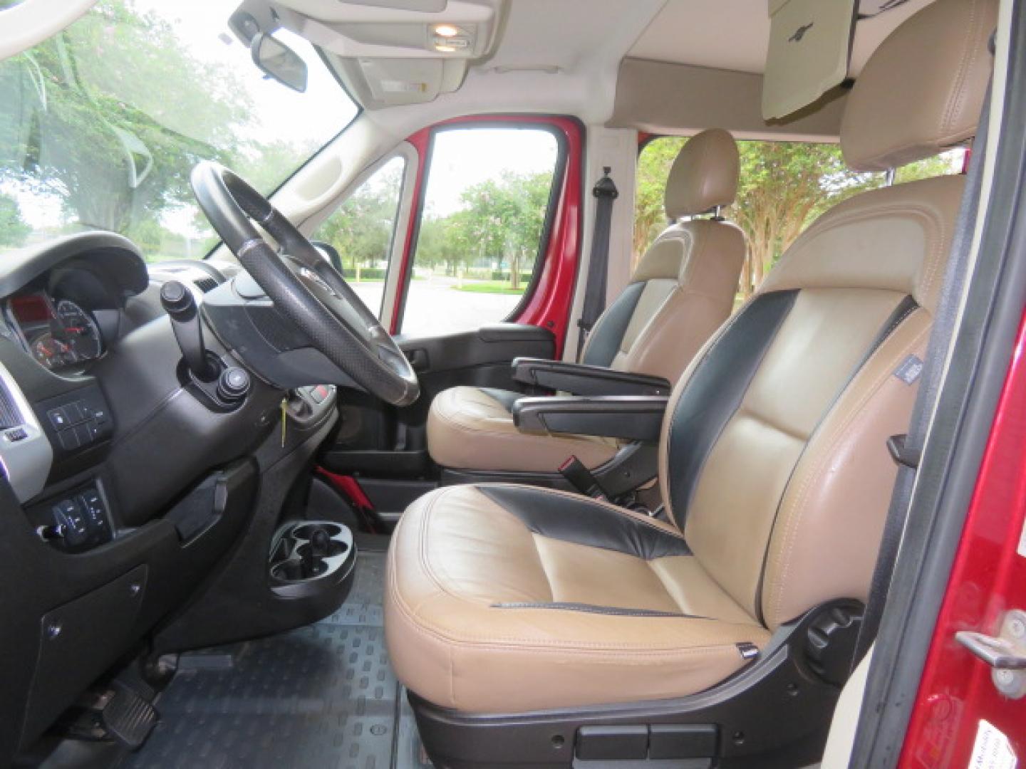 2018 Red /Beige RAM Promaster 1500 Low Roof Tradesman 136-in. WB (3C6TRVAG0JE) with an 3.6L V6 engine, 6A transmission, located at 4301 Oak Circle #19, Boca Raton, FL, 33431, (954) 561-2499, 26.388472, -80.084045- Photo#57