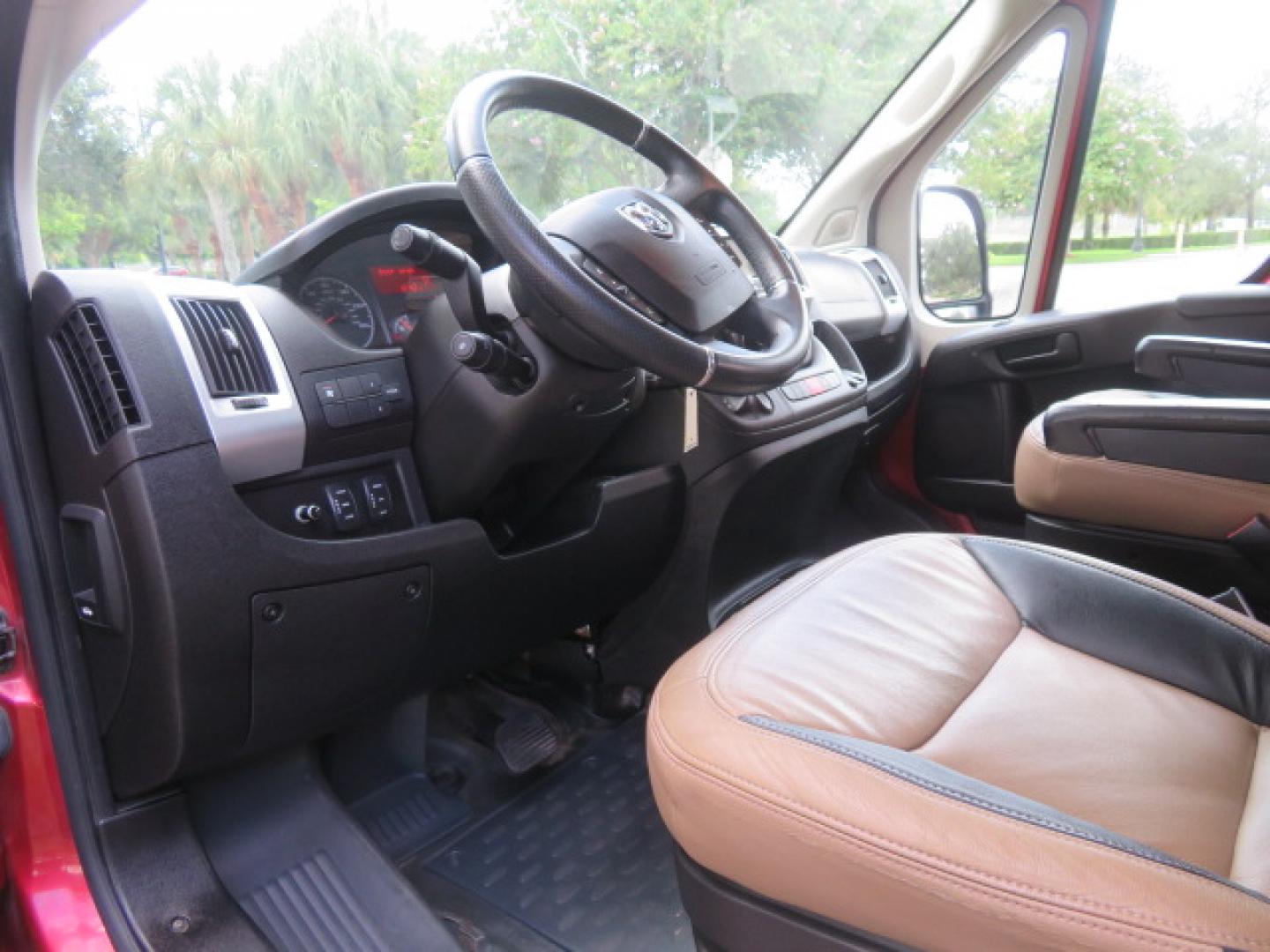2018 Red /Beige RAM Promaster 1500 Low Roof Tradesman 136-in. WB (3C6TRVAG0JE) with an 3.6L V6 engine, 6A transmission, located at 4301 Oak Circle #19, Boca Raton, FL, 33431, (954) 561-2499, 26.388472, -80.084045- Photo#58