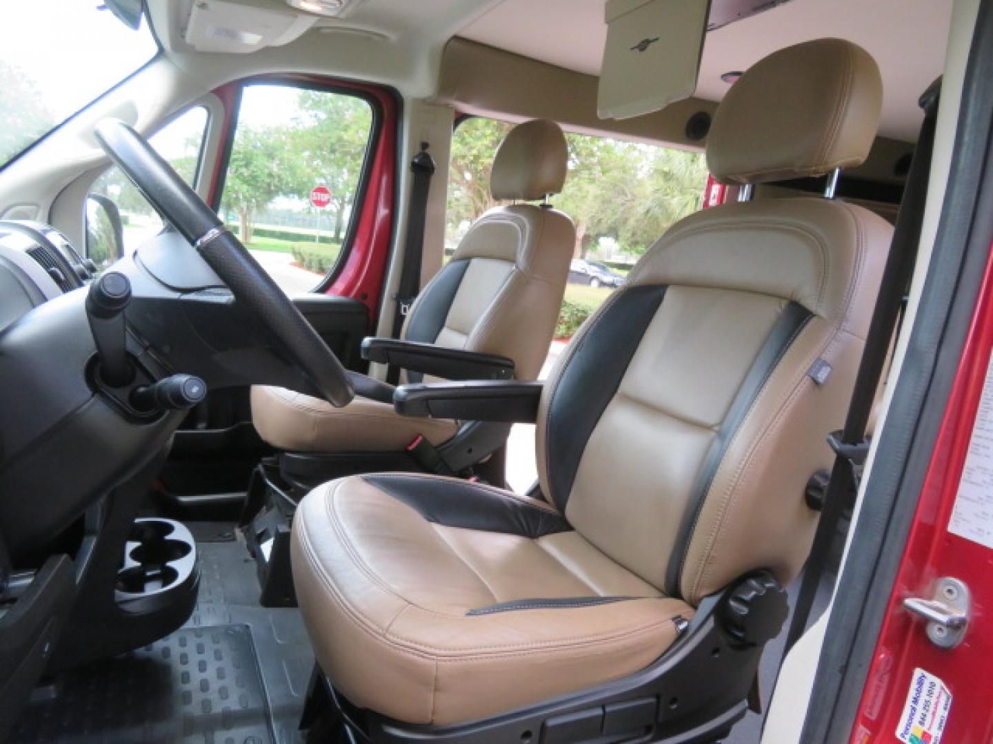 2018 Red /Beige RAM Promaster 1500 Low Roof Tradesman 136-in. WB (3C6TRVAG0JE) with an 3.6L V6 engine, 6A transmission, located at 4301 Oak Circle #19, Boca Raton, FL, 33431, (954) 561-2499, 26.388472, -80.084045- Photo#61