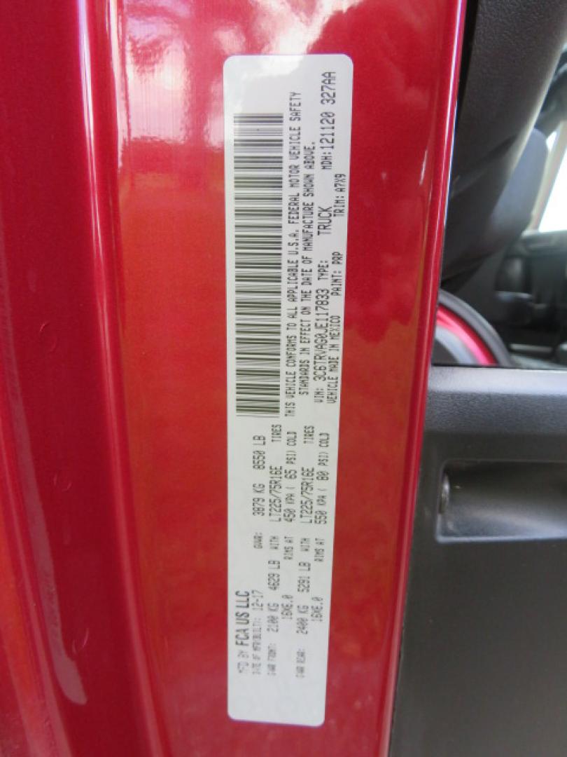 2018 Red /Beige RAM Promaster 1500 Low Roof Tradesman 136-in. WB (3C6TRVAG0JE) with an 3.6L V6 engine, 6A transmission, located at 4301 Oak Circle #19, Boca Raton, FL, 33431, (954) 561-2499, 26.388472, -80.084045- Photo#64