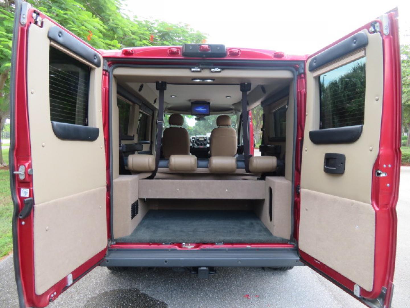 2018 Red /Beige RAM Promaster 1500 Low Roof Tradesman 136-in. WB (3C6TRVAG0JE) with an 3.6L V6 engine, 6A transmission, located at 4301 Oak Circle #19, Boca Raton, FL, 33431, (954) 561-2499, 26.388472, -80.084045- Photo#65