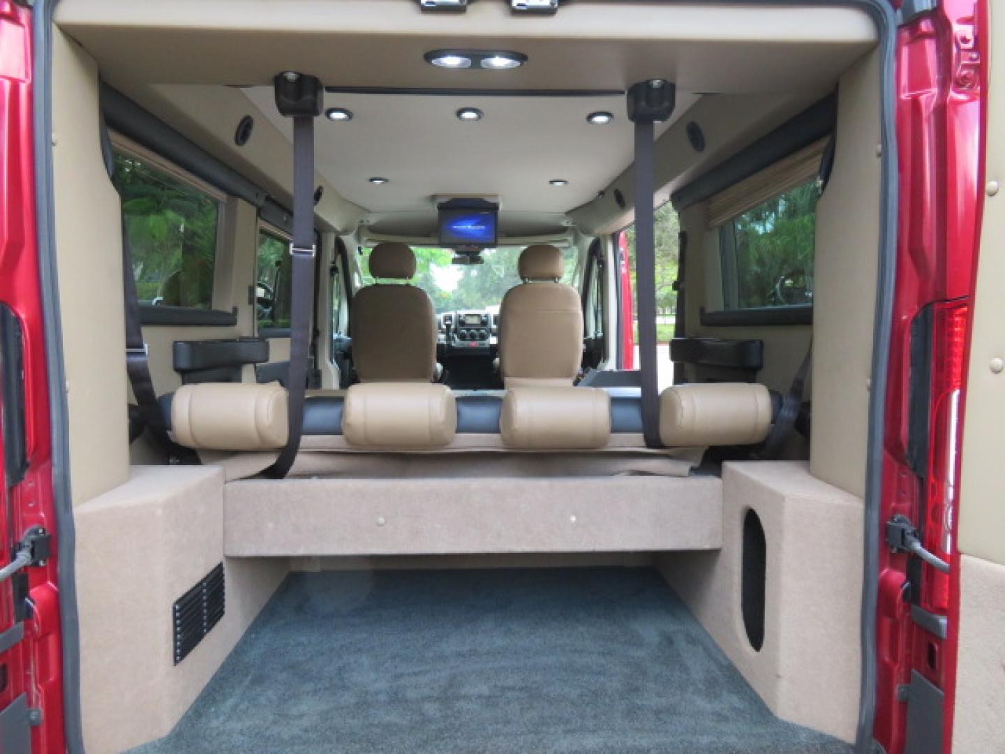 2018 Red /Beige RAM Promaster 1500 Low Roof Tradesman 136-in. WB (3C6TRVAG0JE) with an 3.6L V6 engine, 6A transmission, located at 4301 Oak Circle #19, Boca Raton, FL, 33431, (954) 561-2499, 26.388472, -80.084045- Photo#66
