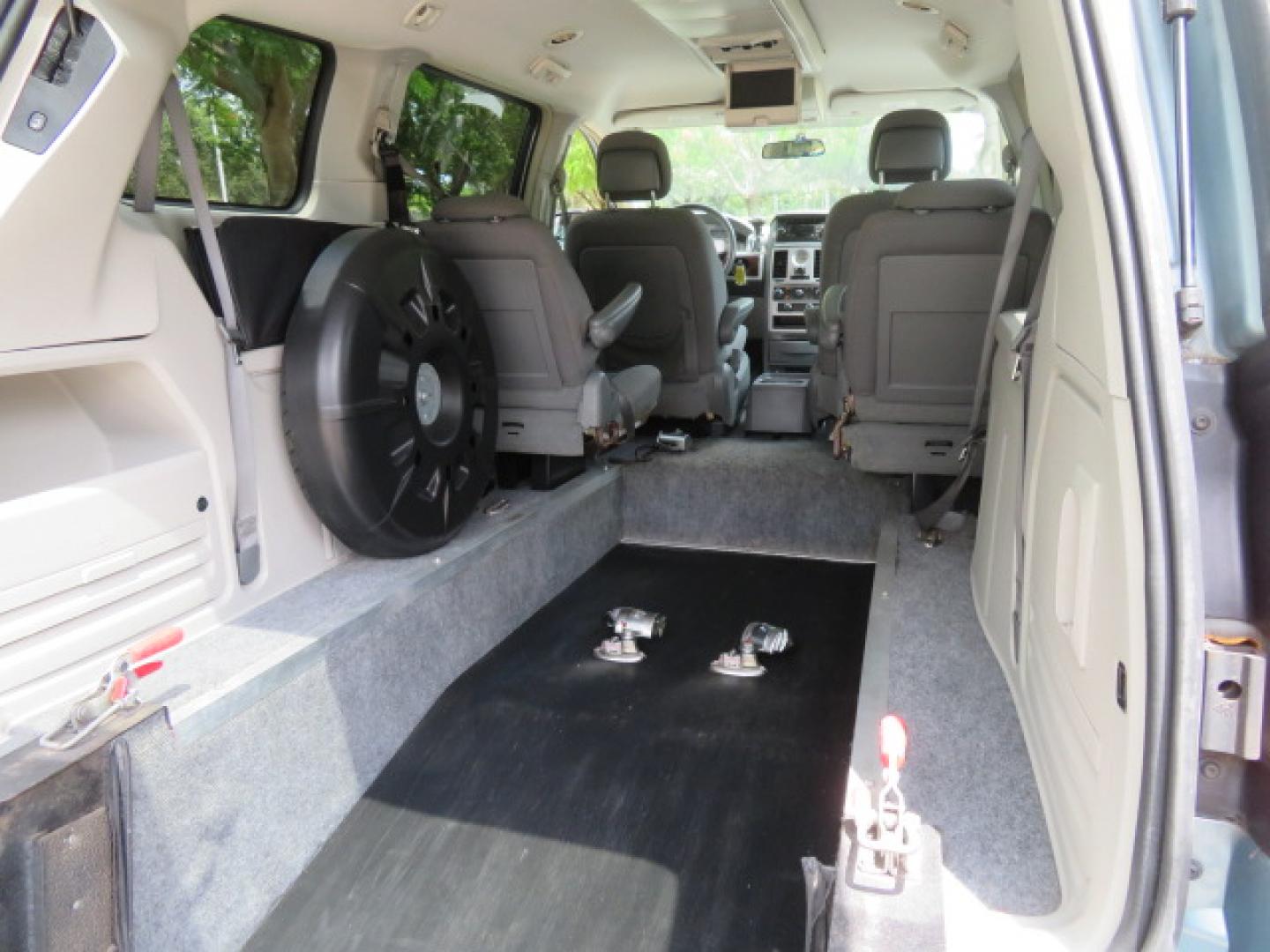 2010 Northsky Blue /Gray Chrysler Town & Country Touring (2A4RR5D16AR) with an 3.8L V6 OHV 12V engine, 6A transmission, located at 4301 Oak Circle #19, Boca Raton, FL, 33431, (954) 561-2499, 26.388472, -80.084045 - Just Traded In! 2010 Chrysler Town & Country Rear-Entry Wheelchair Van ? AFFORDABLE WHEELCHAIR ACCESSIBILITY FROM SUPREME MOTORS & MOBILITY! Looking for an affordable rear-entry wheelchair van without spending the price of a brand-new conversion? This 2010 Chrysler Town & Country Rear Entry- Photo#57