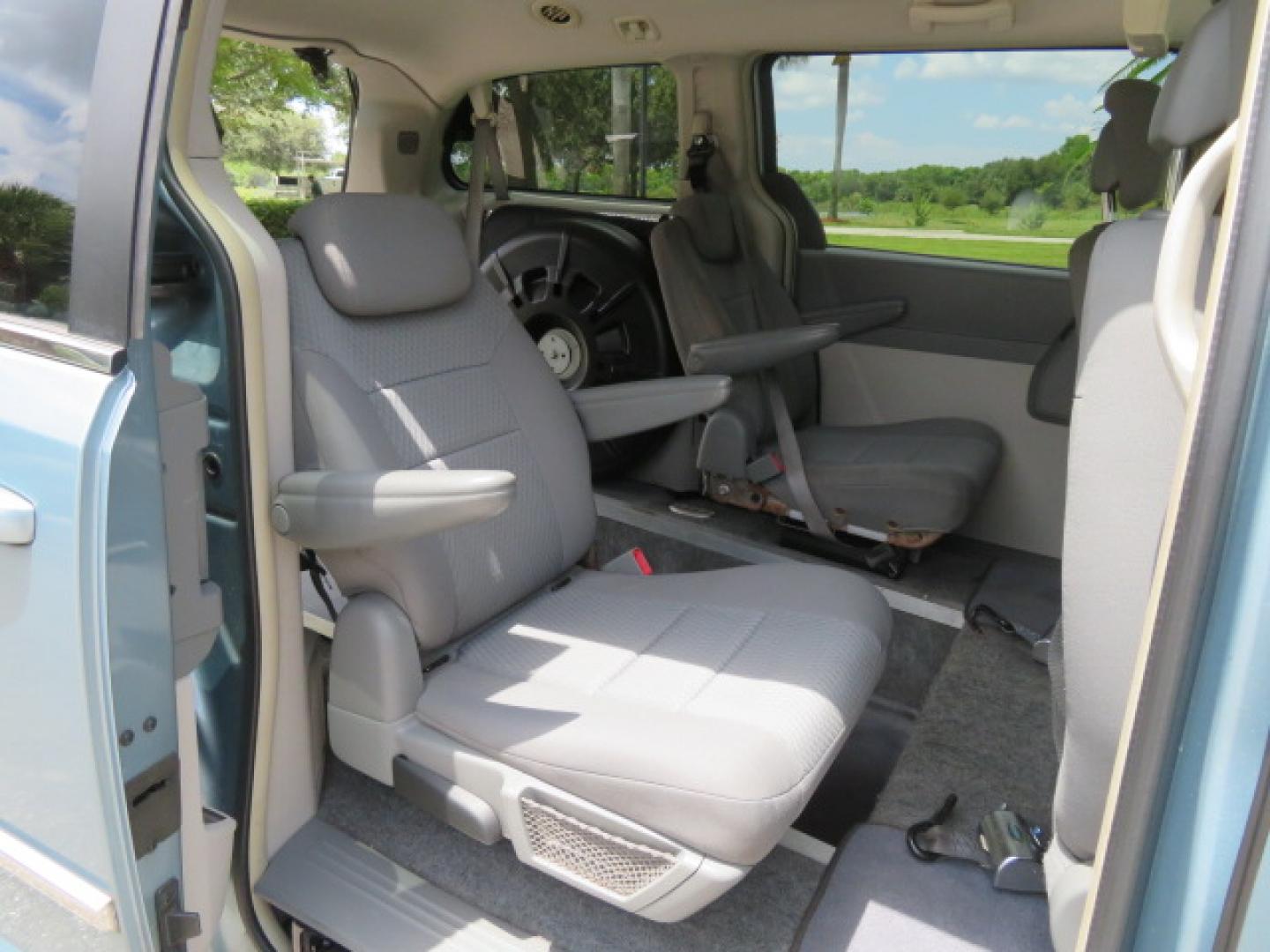 2010 Northsky Blue /Gray Chrysler Town & Country Touring (2A4RR5D16AR) with an 3.8L V6 OHV 12V engine, 6A transmission, located at 4301 Oak Circle #19, Boca Raton, FL, 33431, (954) 561-2499, 26.388472, -80.084045 - Just Traded In! 2010 Chrysler Town & Country Rear-Entry Wheelchair Van ? AFFORDABLE WHEELCHAIR ACCESSIBILITY FROM SUPREME MOTORS & MOBILITY! Looking for an affordable rear-entry wheelchair van without spending the price of a brand-new conversion? This 2010 Chrysler Town & Country Rear Entry- Photo#59