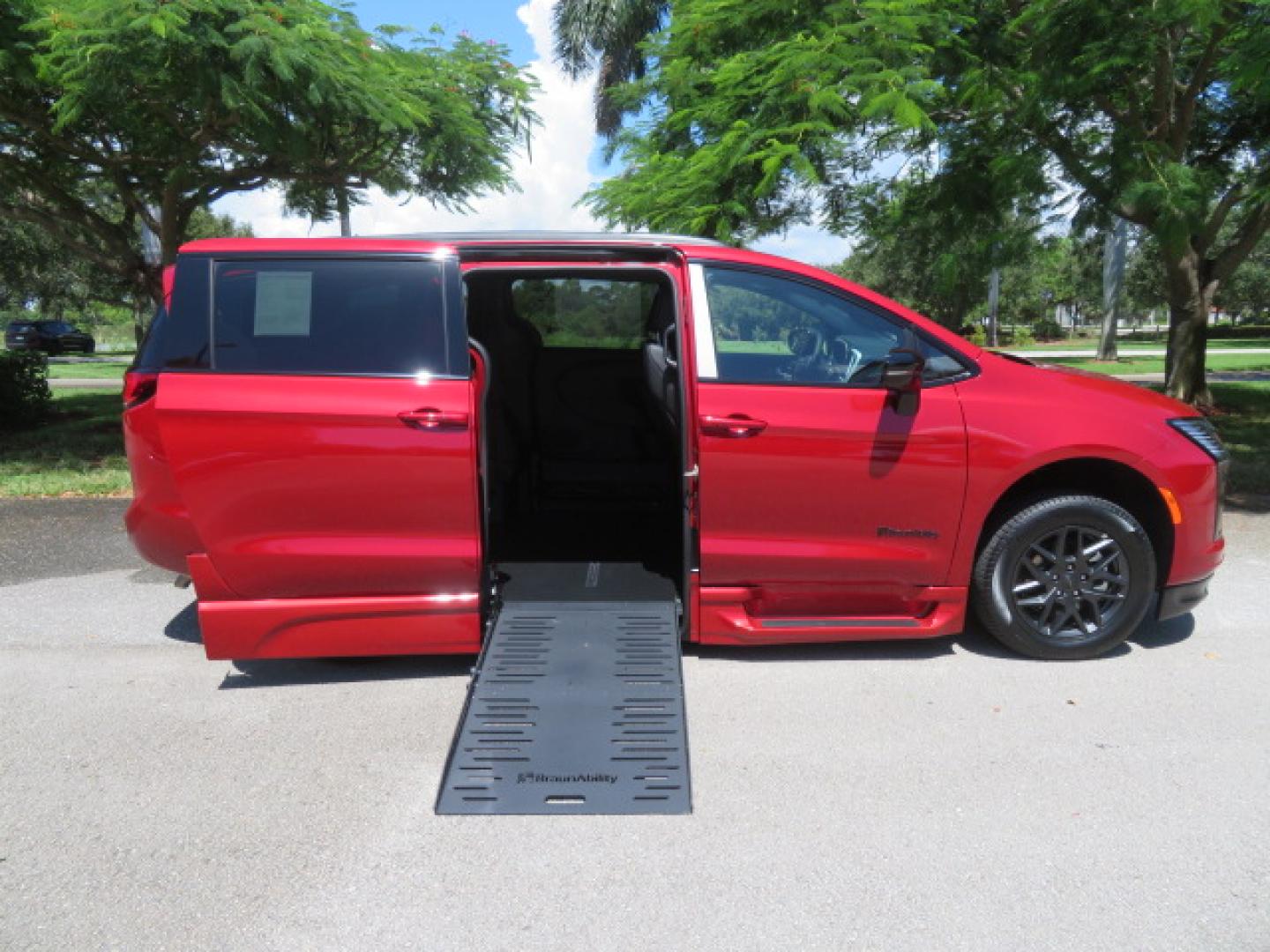 2027 Red /Black CHRYSLER Pacifica Sport (2C4RC1BG4VR) , located at 4301 Oak Circle #19, Boca Raton, FL, 33431, (954) 561-2499, 26.388472, -80.084045 - ? BRAND NEW 2027 CHRYSLER PACIFICA SELECT SPORT — BRAUNABILITY XT WHEELCHAIR CONVERSION ? ? RED HOT PEARL • S APPEARANCE PACKAGE ? ? THE NEW STANDARD IN WHEELCHAIR ACCESSIBILITY, COMFORT & STYLE! Looking for a BRAND NEW wheelchair accessible van with bold styling, premium comfort, and industr- Photo#44