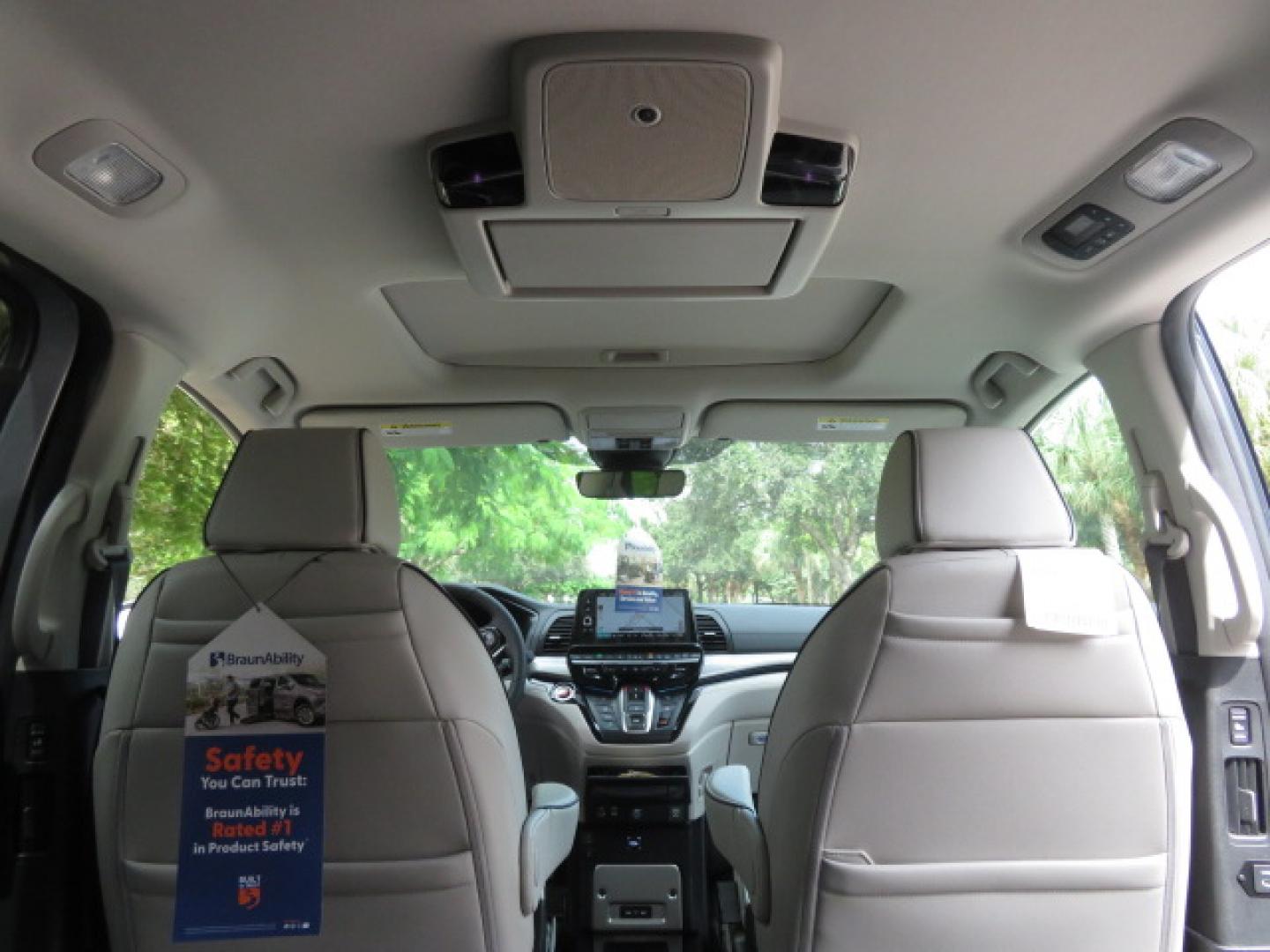 2026 Silver /Light Gray Honda Odyssey Touring (5FNRL6H80TB) with an 3.5L V6 SOHC 24V engine, Automatic transmission, located at 4301 Oak Circle #19, Boca Raton, FL, 33431, (954) 561-2499, 26.388472, -80.084045- Photo#52