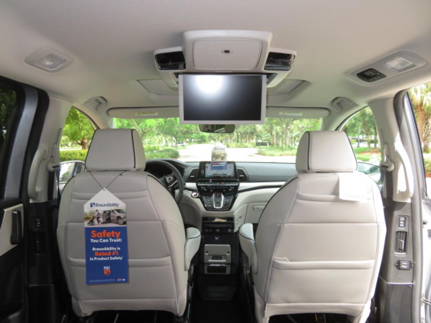 2026 Silver /Light Gray Honda Odyssey Touring (5FNRL6H80TB) with an 3.5L V6 SOHC 24V engine, Automatic transmission, located at 4301 Oak Circle #19, Boca Raton, FL, 33431, (954) 561-2499, 26.388472, -80.084045- Photo#53