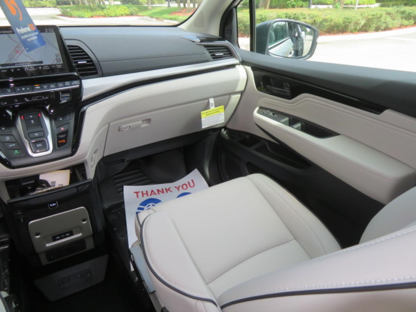 2026 Silver /Light Gray Honda Odyssey Touring (5FNRL6H80TB) with an 3.5L V6 SOHC 24V engine, Automatic transmission, located at 4301 Oak Circle #19, Boca Raton, FL, 33431, (954) 561-2499, 26.388472, -80.084045- Photo#56