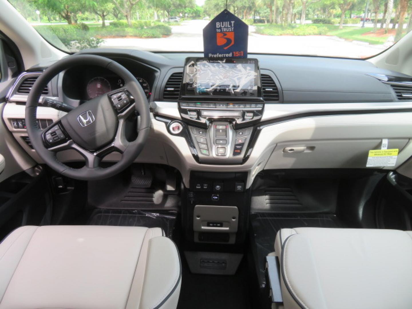 2026 Silver /Light Gray Honda Odyssey Touring (5FNRL6H80TB) with an 3.5L V6 SOHC 24V engine, Automatic transmission, located at 4301 Oak Circle #19, Boca Raton, FL, 33431, (954) 561-2499, 26.388472, -80.084045- Photo#68