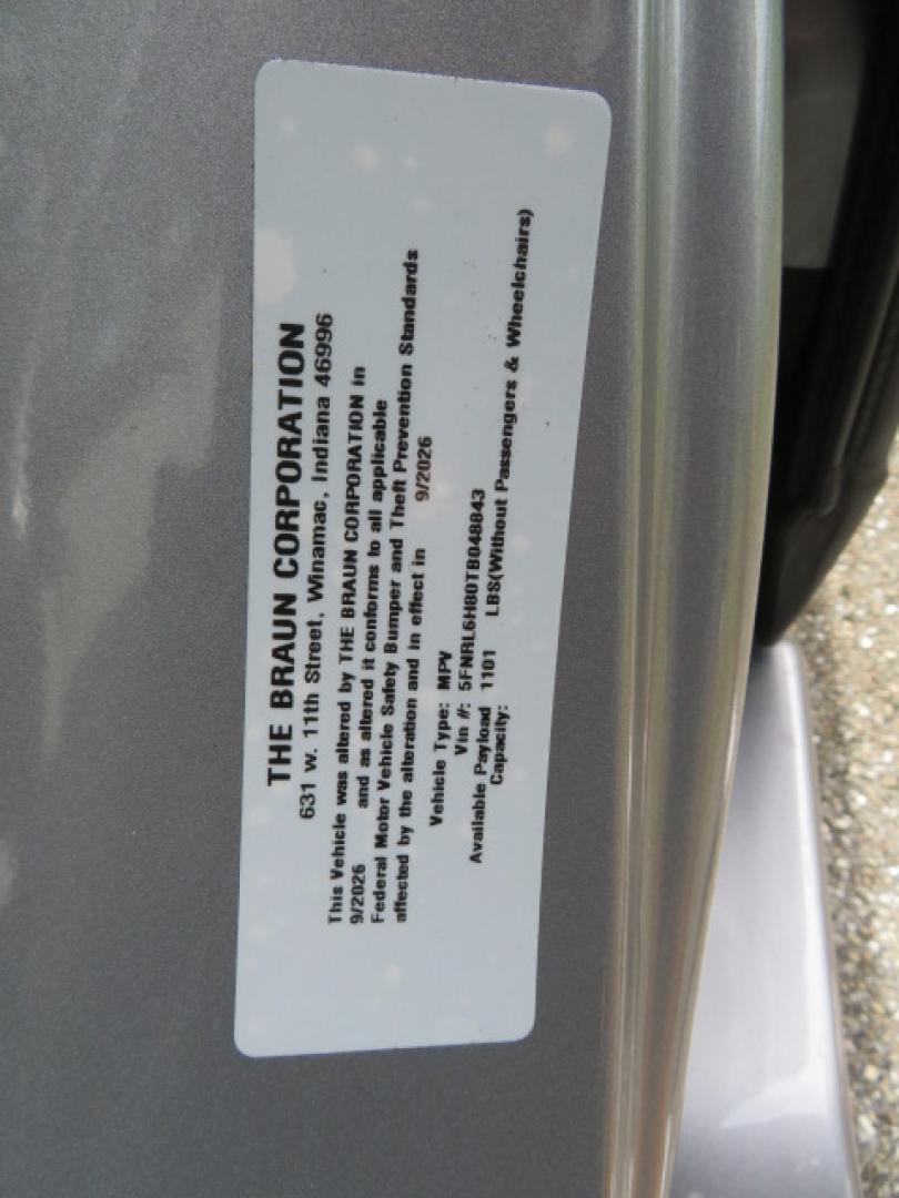 2026 Silver /Light Gray Honda Odyssey Touring (5FNRL6H80TB) with an 3.5L V6 SOHC 24V engine, Automatic transmission, located at 4301 Oak Circle #19, Boca Raton, FL, 33431, (954) 561-2499, 26.388472, -80.084045- Photo#73